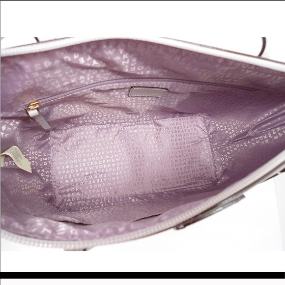 🆕Kate Spade Tote Glitter Striped Handbag - Picture 6 of 8